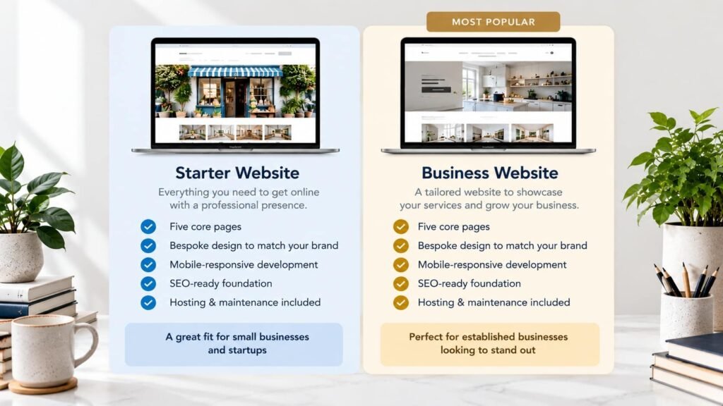 Transparent Website Pricing